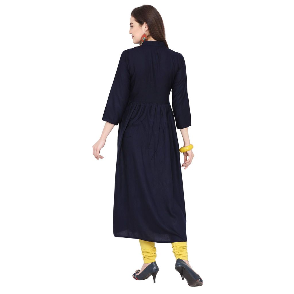 Florence Women's Rayon Straight Kurta