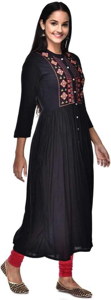 Florence Women's Rayon a-line Kurta