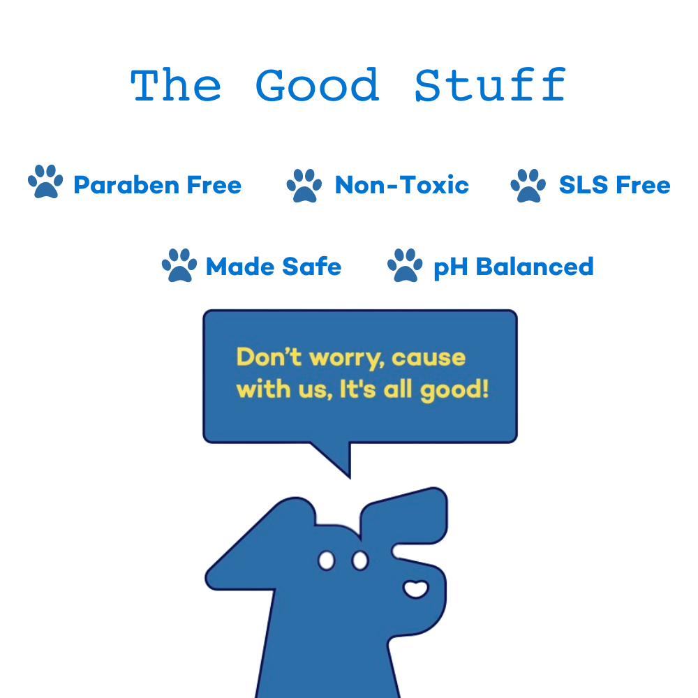 The Good Paws Awesome Pawsome 4 in 1 Dog Shampoo and Conditioner I Moisturizer, Cleanser & Deodorizer | All Natural I For Cocker Spaniel, German Shepherd, Husky, Labrador | Olive & Wheatgerm Oil | 250 ml