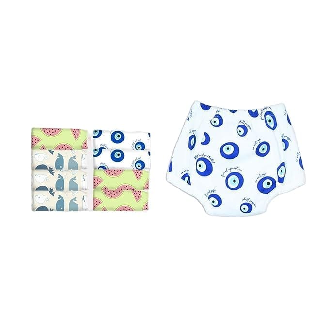 SNUGKINS - Snug Potty Training Pull-up Pants for Kids.100% Cotton. (Size 3, Fits 3 Years � 4 Years) - Pack of 10