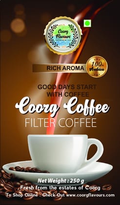 COORG FLAVOURS FILTER COFFEE PREMIUM 250 GRMS