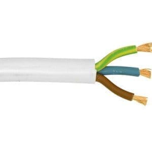 INDRICO? Heavy Duty Polycarbonate Power Strip Extension Box (White) with 8M Heavy Wire