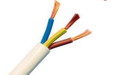 INDRICO? 3 Core Round Copper Wires and Cables (0.75mm) for Domestic and Industrial Electric Connections(Colour May Vary)