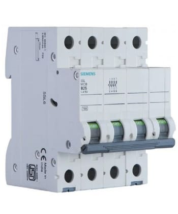 Siemens 5SL74167RC - 16A 4P 15kA 415V AC 50?60Hz WITH C CURVE BETAGARD MINIATURE CKT BREAKER