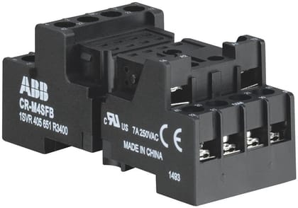 ABB CR-M2SFB Standard socket- fork type for 2c/o CR-M relay - 1SVR405651R1400
