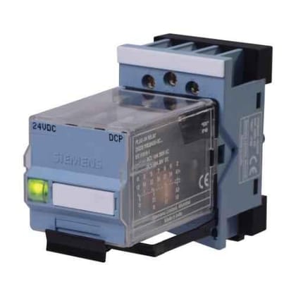 Siemens 7RQ01000CE00 - 3CO - 10A 11 PIN DC 110V LED INDICATOR PLUG IN RELAY