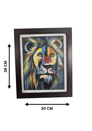 LION LOOK PAINTINGS WITH FRAME | BEST WALL ARTS PAINT