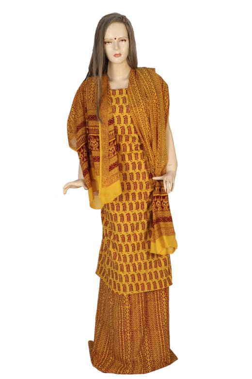 Tribes India Cotton Bagh Suit Material 1STXWOMMP05467-16