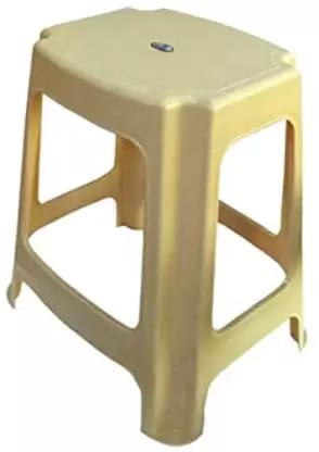 Nilkamal Stool  (Beige, Pre-assembled)