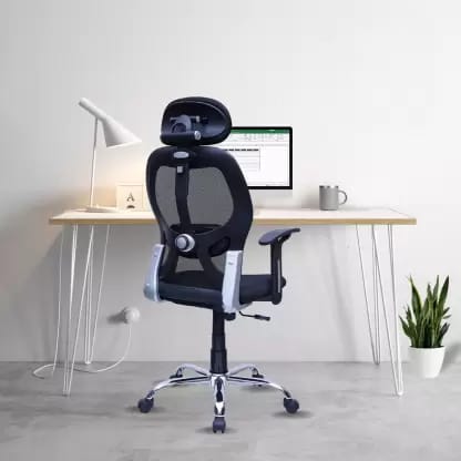 beaatho Oligo High Back Ergonomic Revolving Nylon Office Executive Chair  black