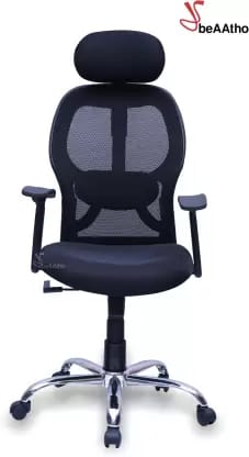 beaatho Oligo High Back Ergonomic Revolving Nylon Office Executive Chair  black