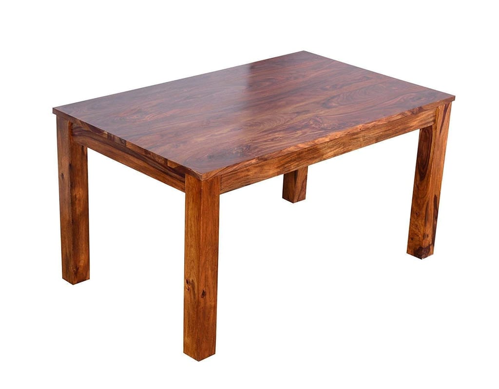 SHEESHAM WOOD WOODEN DINING TABLE WITH 6 CHAIRS | HOME AND LIVING ROOM (6 SEATER 1, TEAK FINISH)