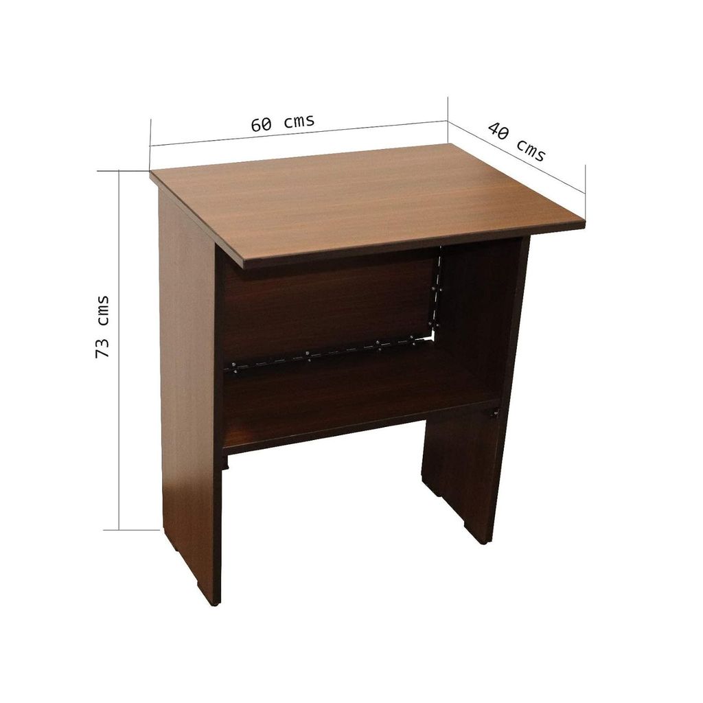SPACECRAFTS ENGINEERED WOOD OFFICE DESK; STUDY DESK ; FOLDING DESK (WENGE FINISH,WENGE)