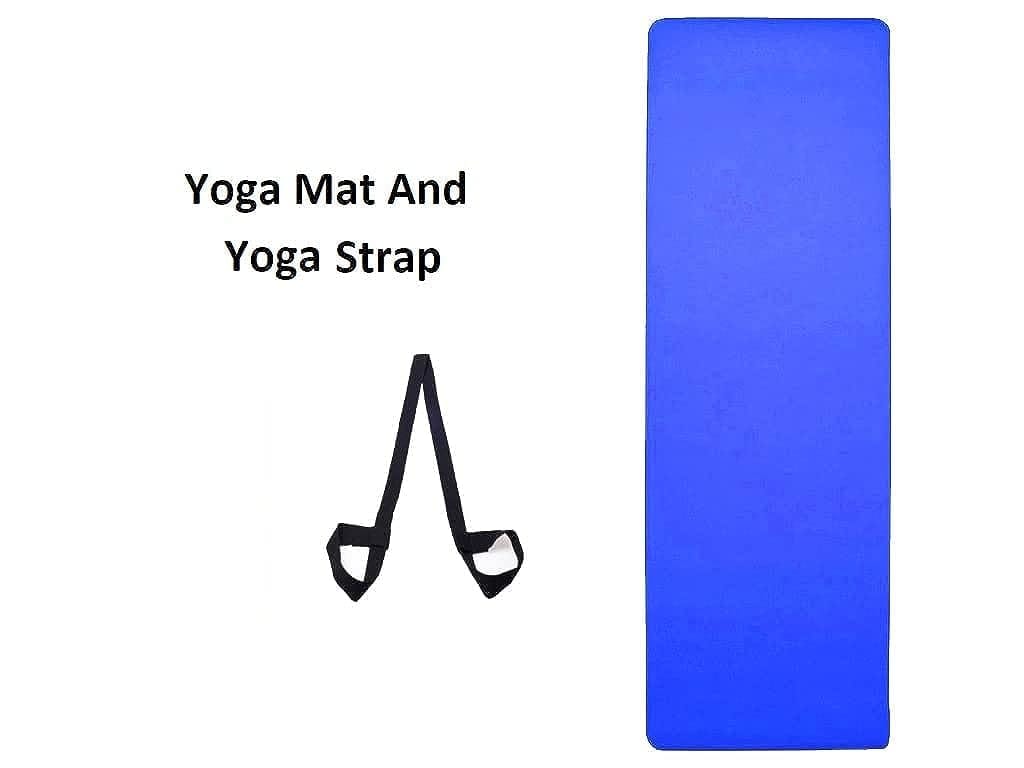 GMEFVR EXERCISE YOGA MAT ULTRA THIN 1.5/2MM VERY LIGHT WEIGHT MULTI RANDOM COLOR FOR MEN WOMEN KIDS ( pack of 1)
