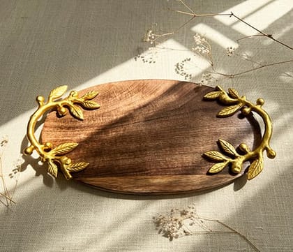 Wooden Leaf Tray Wooden Leaf Tray