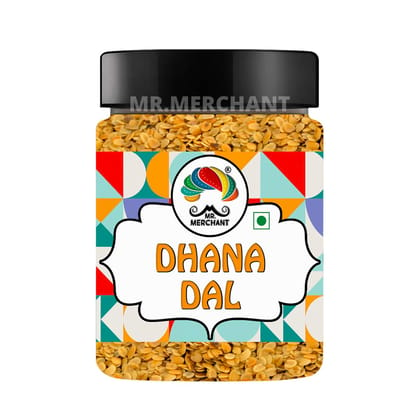 Mr. Merchant Roasted Dhana Dal, 300g (Roasted Split Coriander Seeds, Mildly Salted)