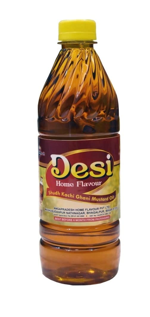 Desi Home Flavour Pure Mustard Oil, 500ml