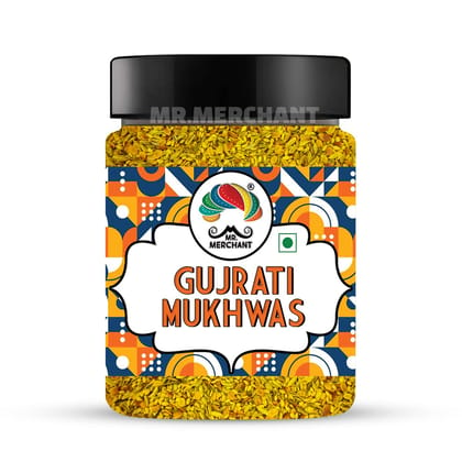 Mr. Merchant Traditional Gujarati Mukhwas (Tangy Flavor), 250g (Mouth Freshener | Digestive | After-Meal Snack | Rich in Fibre)