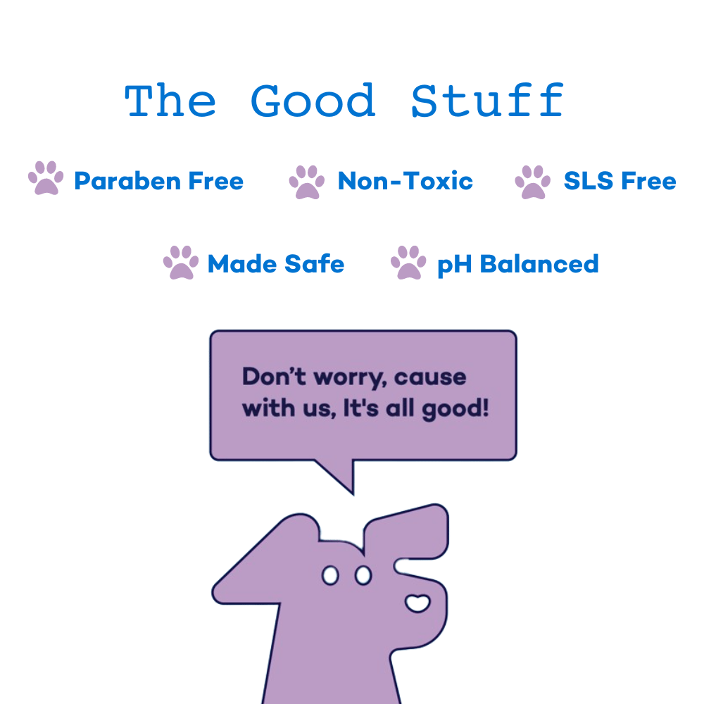 The Good Paws FRESSSSH AF Short Coat Shampoo | Cleans & Freshens Coat | Made Safe I Dog Shampoo for Labrador, Beagle, Indie | All Natural Jojoba & Castor Oil | Pet Shampoo for Dogs & Cats | 250 ml