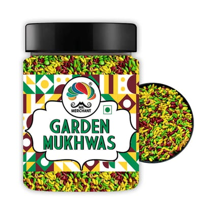 Mr. Merchant Garden Mukhwas, Mouth Freshener Mukhwas Mix (Pack of 1 (300gm Jar Pack))