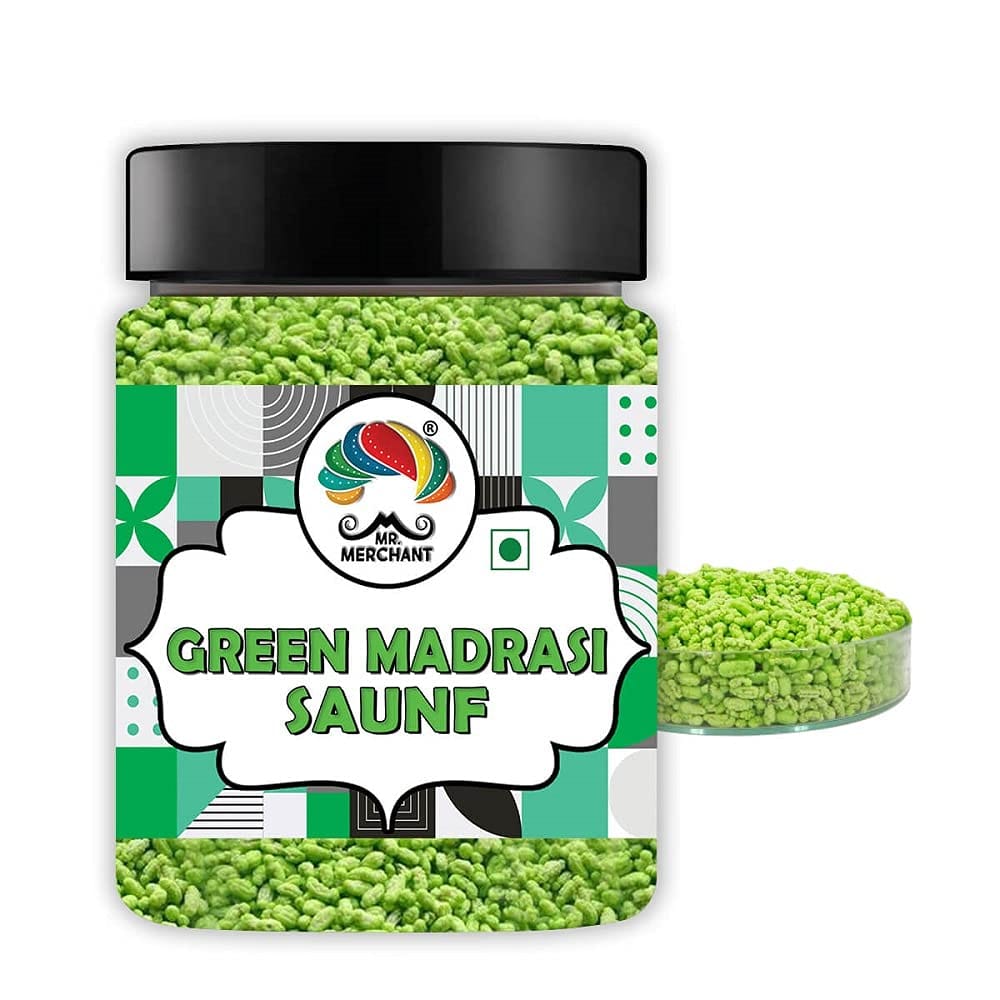 Mr. Merchant Green Madrasi Saunf Mukhwas Mouth Freshener Mix, 300gm
