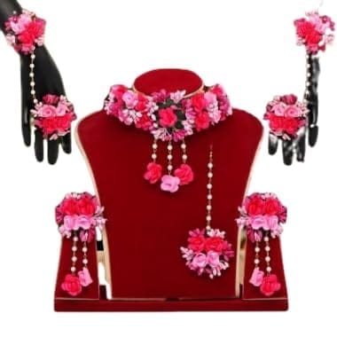 Flower haldi Chaukhar set