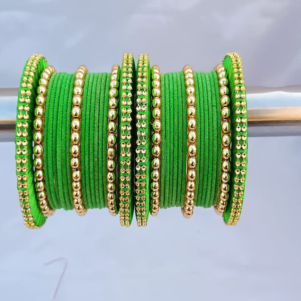 Elegant Alloy Bagdi Velvet Golden Moti Bangles for Women | Women Bagdi bangles | Fashion, Ethnic and Wedding bangles | Bangles for Girls | Bangles Set for Women Traditional