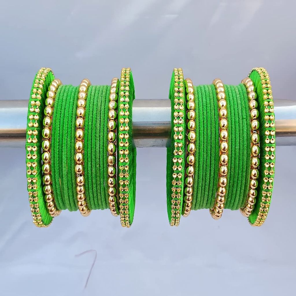 Elegant Alloy Bagdi Velvet Golden Moti Bangles for Women | Women Bagdi bangles | Fashion, Ethnic and Wedding bangles | Bangles for Girls | Bangles Set for Women Traditional