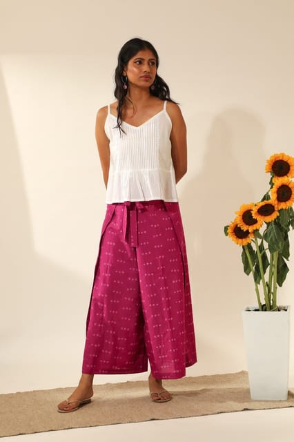 Hand Dyed Solid Wrap Pants, Lightweight and Flowy Wrap Around Pants, Soft  Cotton Palazzo Pants, Women's Boho Pants Front and Back Ties - Etsy