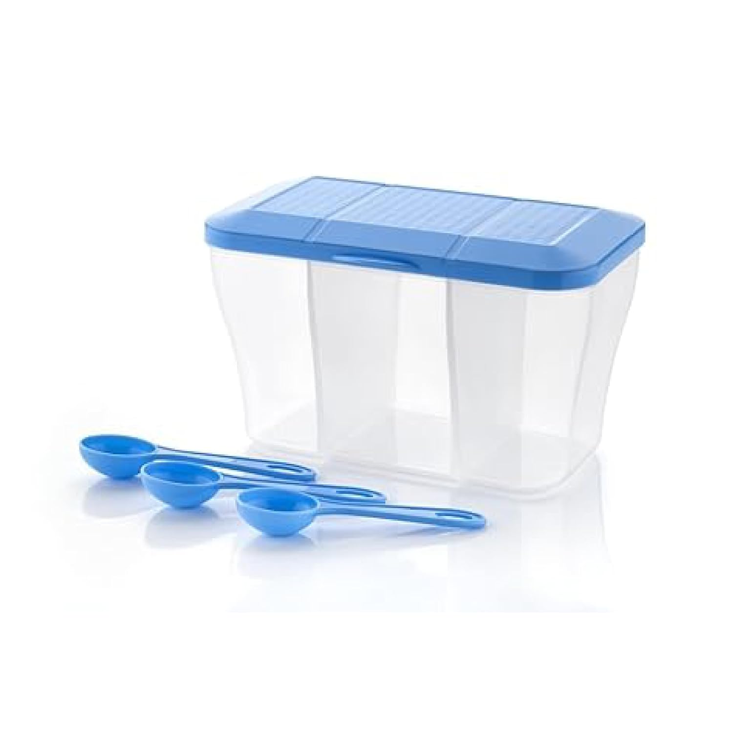 SR Plastic 3 in 1 Masala Box for Kitchen, Spice Boxes for Kitchen