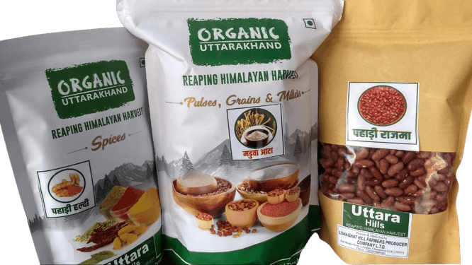 Combo Pack_Ragi Flour / Pahadi Haldi / Pahadi Rajma