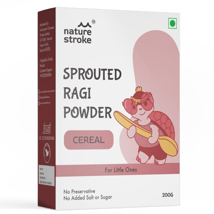 Nature Stroke Sprouted Ragi Powder 200 gm | Ragi | Ragi Flour | Ragi Powder | Nachni Satva | Ragi for Babies | Nachni Flour | Sprouted Ragi Flour | Sprouted Ragi | Ragi Food