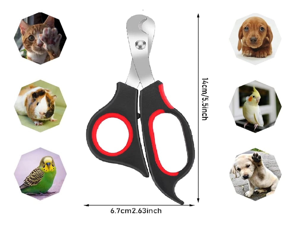 Q D Pet Large Grooming Nail Claw Paw Cutter Trimmer Clipper Scissor for Dog Cat Puppies Rabbit and All Small Animals and Birds
