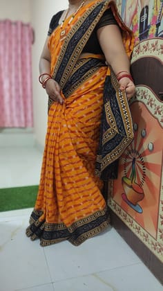 SAMBALPURI PAPER & DHADI SAFTA SAREE