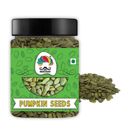 Mr. Merchant Roasted Pumpkin Seeds for Eating - Protein and Fiber Rich Superfood, 250 gm