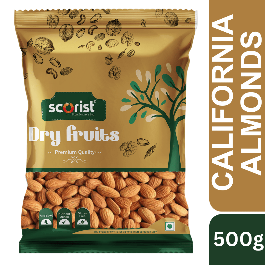 Scorist Popular California Almonds 500g