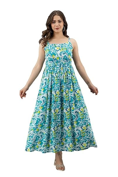 FabRasiya Women's a-line Full-Long Dress | Women's Skater Dress