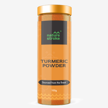 Nature Stroke Turmeric Powder 100 gm | Haldi Powder | High Curcumin | No Preservatives or Colors