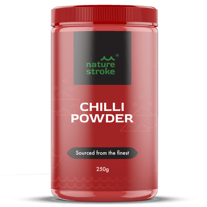 Nature Stroke Red Chilli Powder 250 gm|  Chilli Powder | Lal Mirch Powder | 100% Pure | No Preservatives or Colors