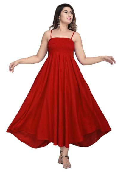 Royal Marque Women's Flared Full-Long Dress | Gown for Women