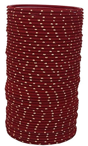 NMII Non-Precious Metal Base Metal with Polka Dots Glossy Finished Bangle Set For Women - Bangles & Bracelets | Buy online on ZillyBuy