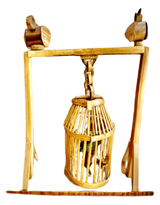 Jhulki Bamboo Parrot Cage