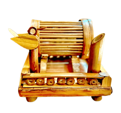 Jhulki Bamboo Mobile Stand With Pen Holder Jhulki Bamboo Mobile Stand With Pen Holder