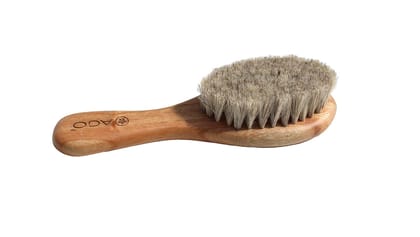 Wooden Baby Hair Brush with Natural Bristles | Baby Comb Hair for New Born, Hairbrush Comb for Kids