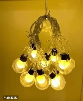 Warm White LED Double Ball String Lights 16 Bulb (3 Meter) for Home Decoration