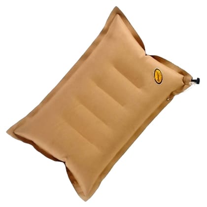 Duckback Solid Air Travel Khaki Pillow Pack of 1