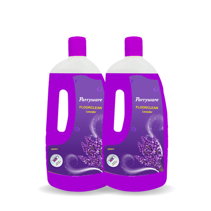 Parryware Floorclean Floor Cleaner 1000 ml (Pack of 2) - Lavender Fragrance