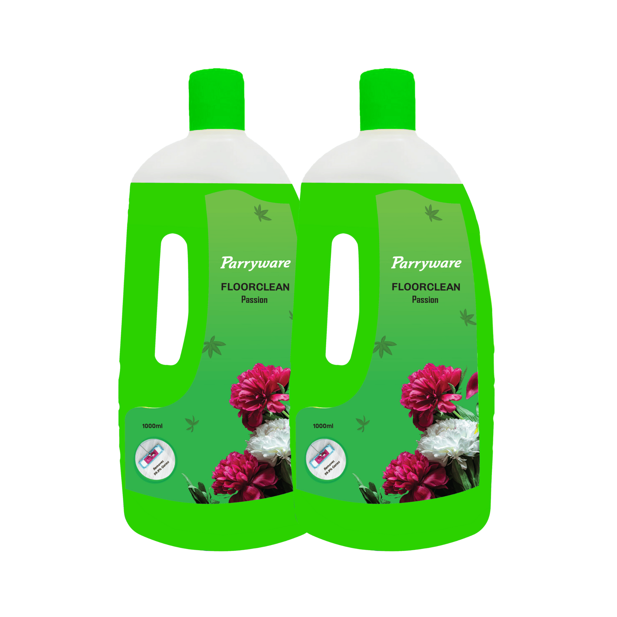 Parryware Floorclean Floor Cleaner 1000 ml (Pack of 2) - Passion Fragrance