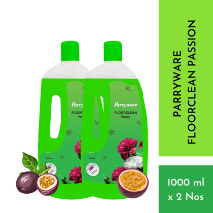 Parryware Floorclean Floor Cleaner 1000 ml (Pack of 2) - Passion Fragrance
