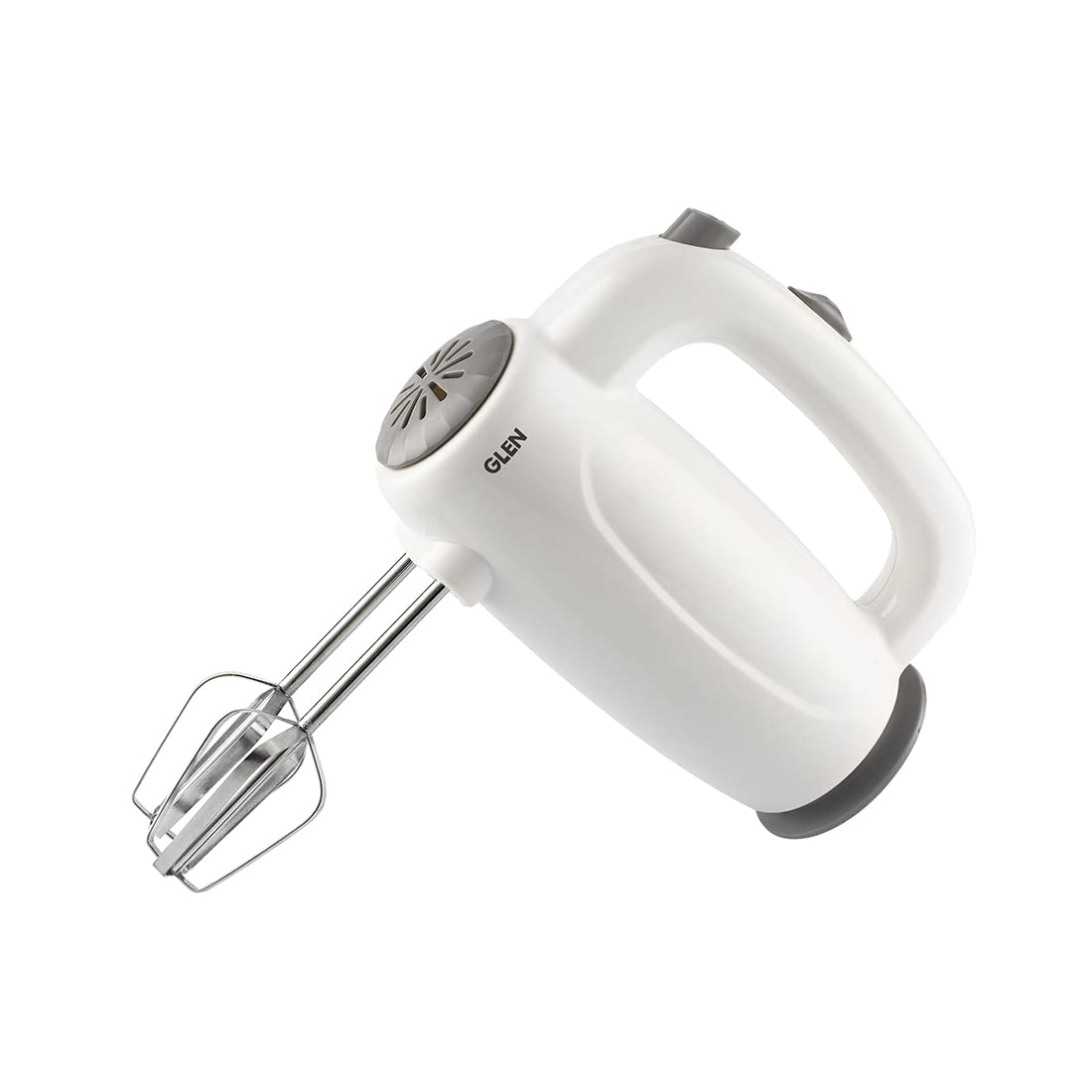 Glen Electric Hand Mixer 125 W 2 Beaters with 5 Speed Settings - White (4059)